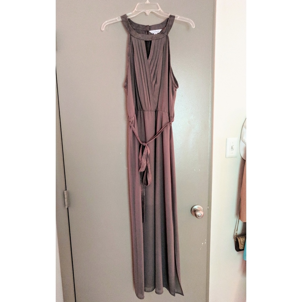 Charming Charlie Gray Maxi Dress